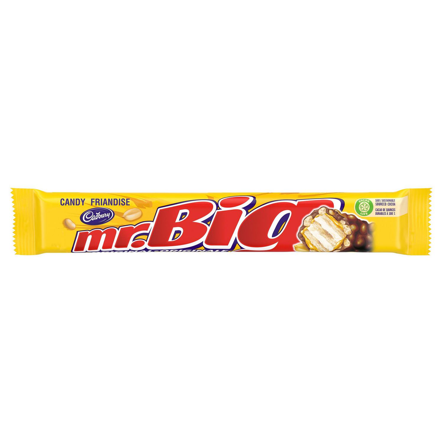 Mr. Big - Chocolate Candy Bar - Cadbury - Tasse Snack Foods Canada